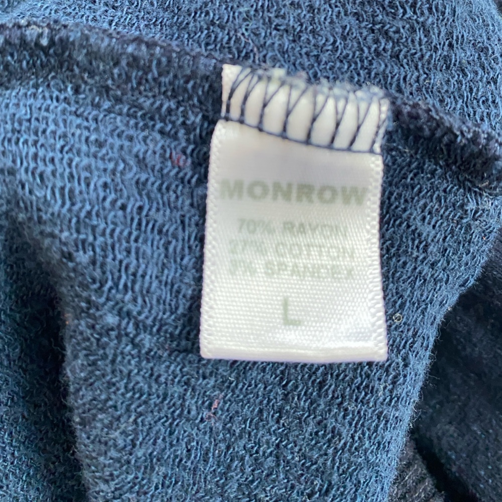 Monrow Ruffle Sweatshirt - Picture 2 of 4
